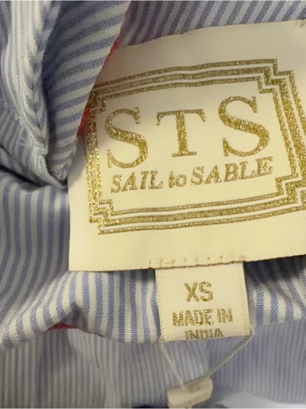 Sail to Sable Light Blue Tank with Red Trim - Picture 7 of 7